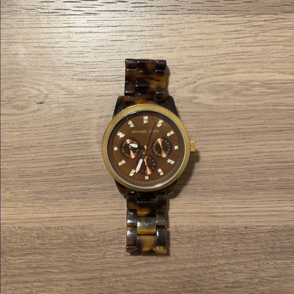 Michael Kors Tortoise Shell Watch